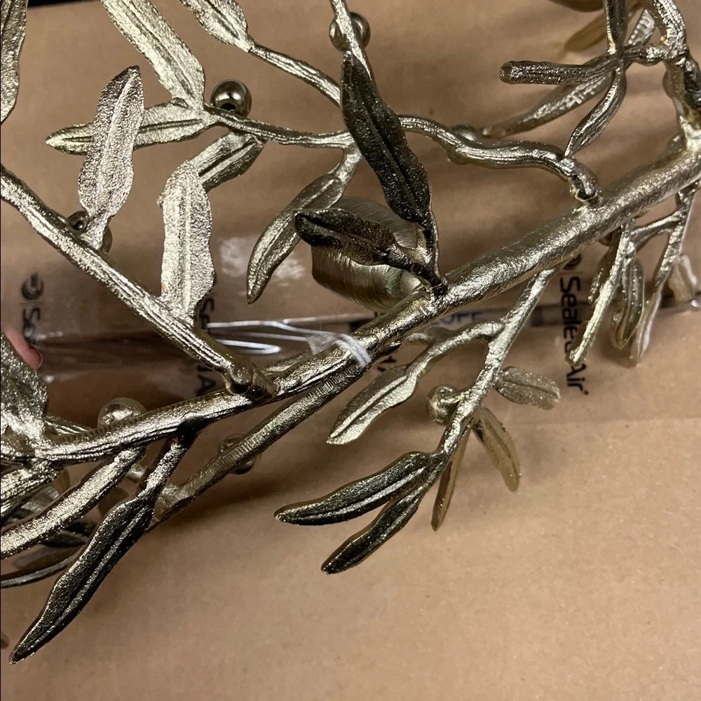 New Anthropologie Eloise Candelabra Gold